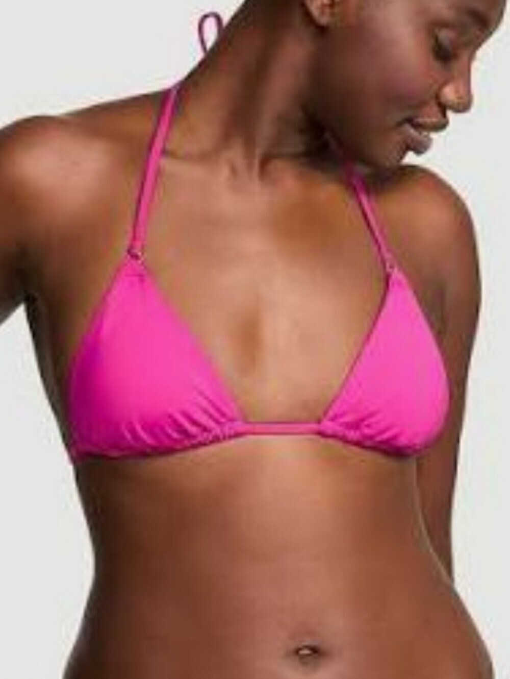 Victoria's Secret Essential Triangle Bikini Top Berry Blush Sz XS NWT